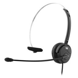 Auriculares T'nB BLHSMONO con cable USB tipo A y micrófono, negros