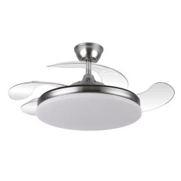Ventilador de Techo con Luz Yatek KALA 59 W 107 cm 6 Velocidades Aspas Retráctiles con Mando