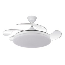 Ventilador de techo con luz Yatek KALA 59 W 107 cm 6 velocidades motor DC y aspas retráctiles