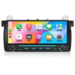 Autoradio JUNSUN 10.26" Android 15 CarPlay Android Auto GPS WiFi BT para BMW E46