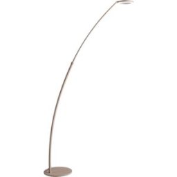 Lámpara de pie led 25w en aluminio gris paloma gea luce
