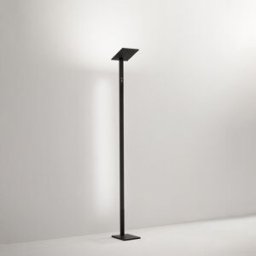 Perenz Lámpara de pie led quadra negra de aluminio h.180 cm