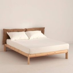 Terracota Juego de sábanas 100% algodón 200 hilos blanco quimico cama de 135