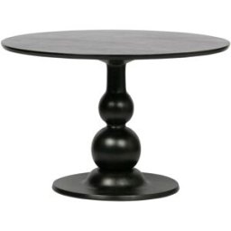 WOOOD Mesa de comedor redonda de madera de mango d120