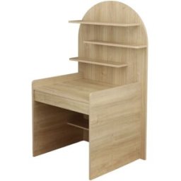 Sauthon Escritorio infantil - diseño arqueado en madera de roble sepia