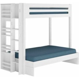 ID Kids Litera 3 plazas madera maciza blanco 120x190 cm