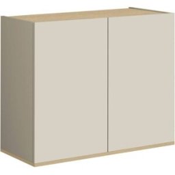Whous Mueble auxiliar 2 puertas efecto madera cachemira/roble 80,9x35x70 cm