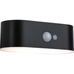 PAULMANN PLM 94571 - Lámpara de pared solar exterior Adya, 200 lm, 3000K, IP44