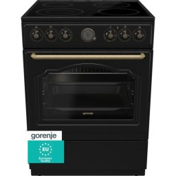 Cocina eléctrica Gorenje GECS6B70CLB 4 zonas cerámicas 71 l A 60 cm
