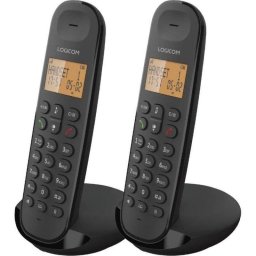 Teléfono Inalámbrico Logicom Iloa 250 Duo 2 Auriculares Negro