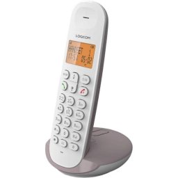 Teléfono fijo inalámbrico Logicom ILOA 155T Taupe Contestador Manos Libres