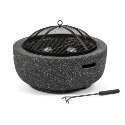 Brasero de Carbón Fieldmann FZG 1030G 60 cm Rejilla Cromada
