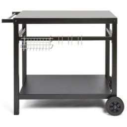 Carrito de plancha Livoo Gs130 con 2 ruedas, estantes y ganchos