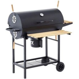 Barbacoa Cookingbox Mike Carbón Horizontal 2 Rejillas Acero Cromado 71 x 35 cm