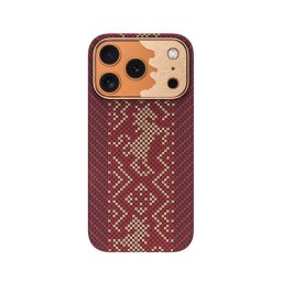 Funda para móvil Benks Knight Air fibra de aramida roja MagSafe para iPhone 18 Pro