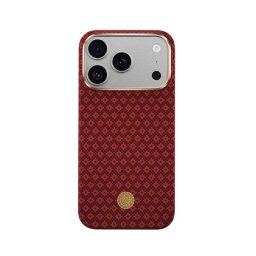 Funda para móvil Benks ArmorGrid Air Kevlar roja MagSafe para iPhone 18 Pro Max