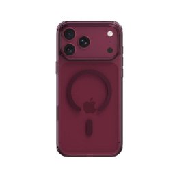 Funda para móvil Raptic Air Clear burdeos MagSafe para iPhone 18 Pro Max