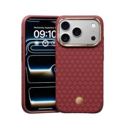 Funda para móvil Benks ArmorGrid Edge de Kevlar roja MagSafe para iPhone 18 Pro