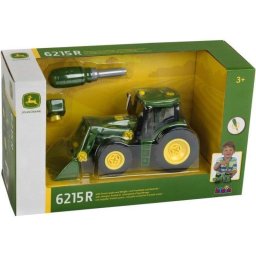 Klein John Deere 6215R Tractor de Montaje 28 piezas
