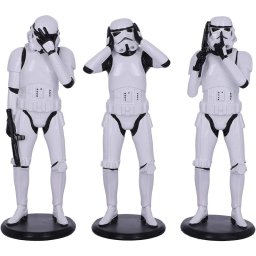 Figuras Tres Sabios Three Wise Stormtroopers Star Wars 14 Cms