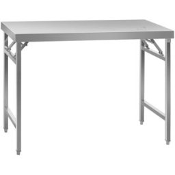 Mesa de acero inoxidable - ECO - 60 x 120 cm - 210 kg - plegable - Royal Catering 10011482