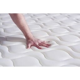 Actisom Colchón blanco con espuma viscoelástica 130 x 190