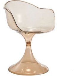 Fuori Set de 2 sillas de diseño en policarbonato transparente champán