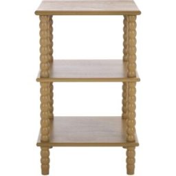 Safavieh Mesa auxiliar en madera, marrón desierto