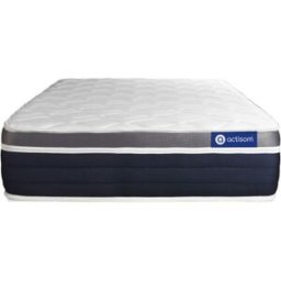 Actisom Colchón blanco con espuma viscoelástica 105 x 190