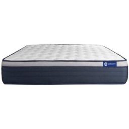 Actisom Colchón blanco con látex y espuma viscoelástica 180 x 190