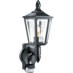 STEINEL 617813 - Luz de pared, L15, negro, E27