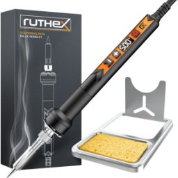 RUTHEX RX LK-900M-01 - Soldador de hierro 900M, 90 W, con pantalla led