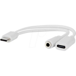 NEDIS N CCGB64922WT01 - Adaptador USB 2.0 C macho > conector hembra C + trinquete
