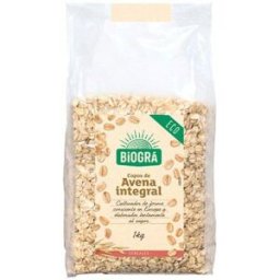 Biogra Copos de Avena Gruesos Integrales 1 kg