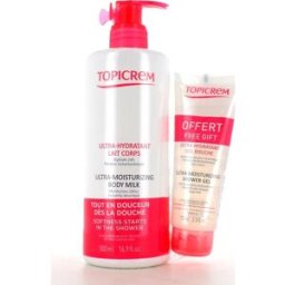 Topicrem Pack Leche Corporal Ultrahidratante 500 ml + Gel de Ducha
