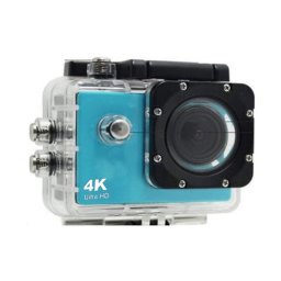 Klack K4K Cámara Deportiva 4K Wifi Azul