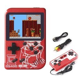Klack GS400 Mini Consola Arcade con 400 Juegos Clásicos + Mando