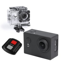 Klack Pro 4K Cámara Deportiva de Acción con Mando Negra