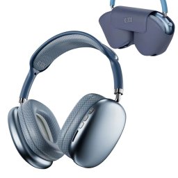 Klack Pro Max Auriculares Inalambricos Bluetooth de Diadema con Funda Azul