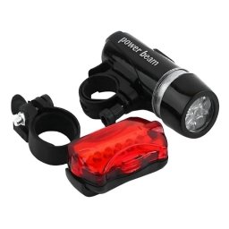 Klack Luz LED Blanca/Roja Delantera y Trasera para Bicicleta