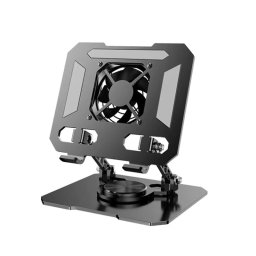Soporte refrigerante Klack Multifuncional Ajustable Ventilador integrado Acero al carbono Grafeno