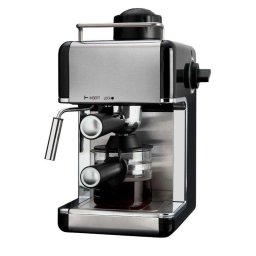 Cafetera Espresso Klack 4 Tazas 3,5 Bares 800 W con espumador de leche