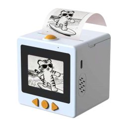 Impresora térmica Bluetooth Wi-Fi Klack AI Printer blanca con modos creativos y voz