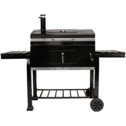 Patton Barbacoa de carbón de acero esmaltado negro 77 cm