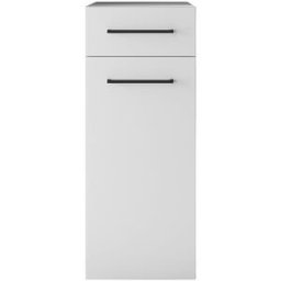 Whous Mueble para ropa efecto madera blanco mate 40x66,6x97,5cm