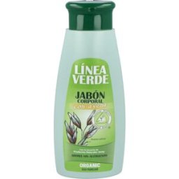 Linea verde jabon corporal con avena 400ml.