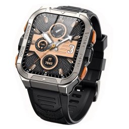 Blackview Smartwatch táctico Bluetooth GPS 1,91" Negro