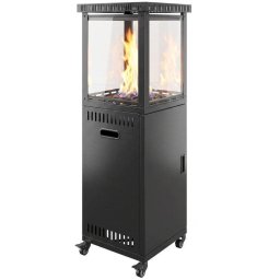 Estufa de gas de exterior Outsunny 13.000 W con ruedas