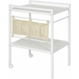 ID Kids Mesa cambiadora bebé madera maciza y mdf blanco