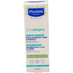 Mustela stelatopia crema facial emoliente bebe-nio 40ml.